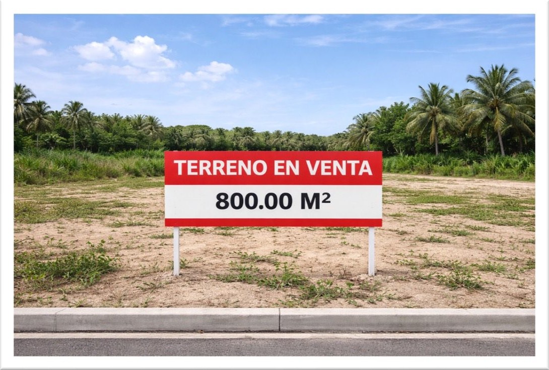 Terreno 800.00 m² — Residencial Bávaro en Bávaro – Punta Cana